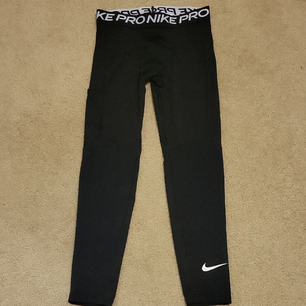 Nike Pro Boys Training Tight Fit Leggings.